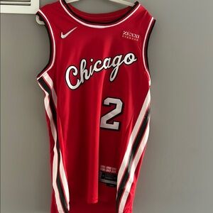 Red Chicago Basketball Jersey